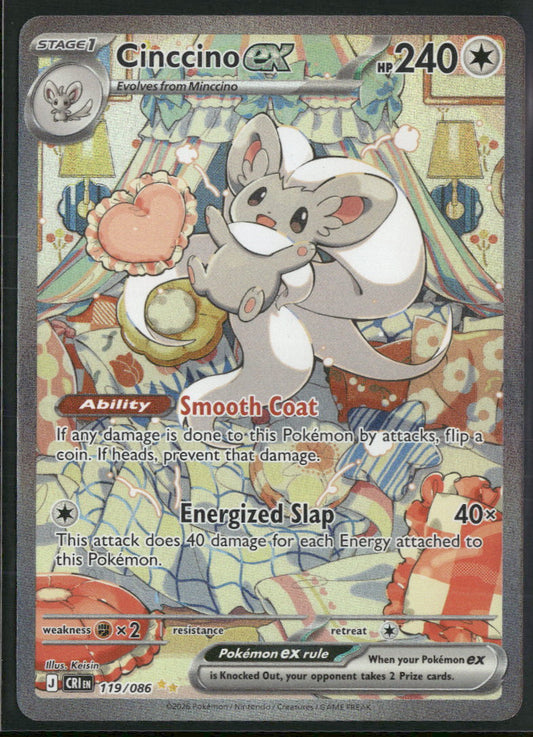 ME04: Chaos Rising Cinccino ex #119/086