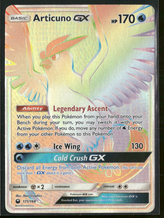SM - Celestial Storm Articuno GX (Secret) #171/168