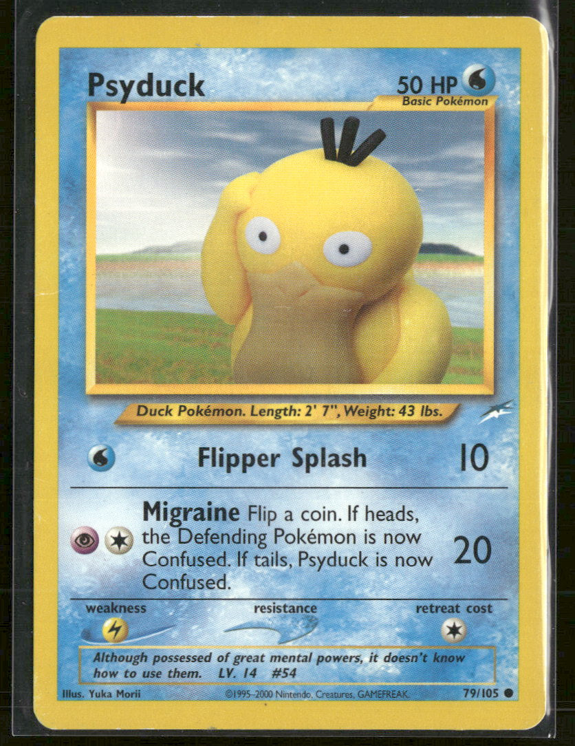Neo Destiny Psyduck #079/105 Damaged