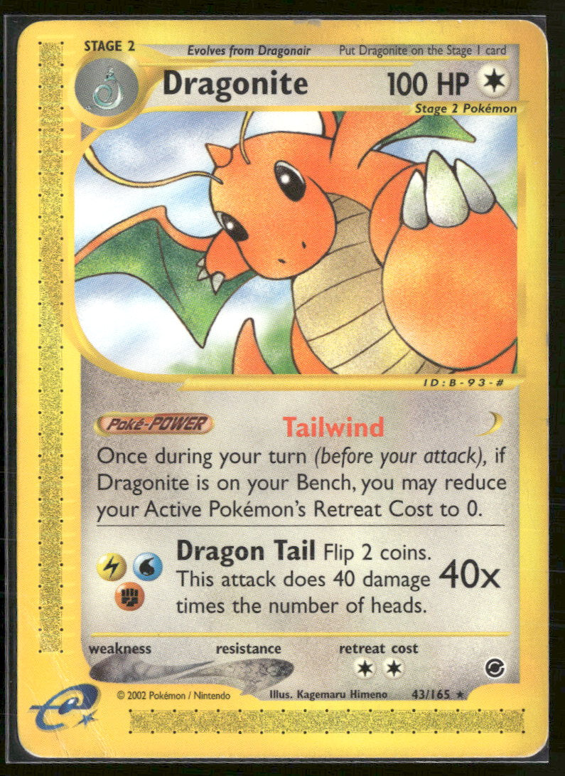 Expedition Dragonite (43) #043/165 Damaged