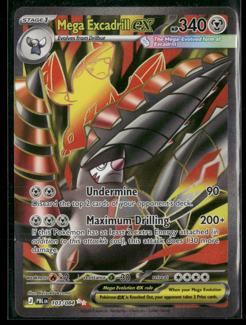 ME05: Pitch Black Mega Excadrill ex #103/084