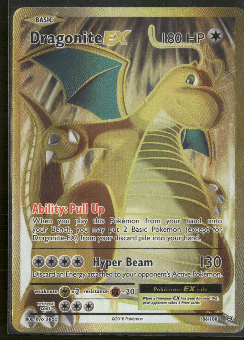 XY - Evolutions Dragonite EX (Full Art) #106/108