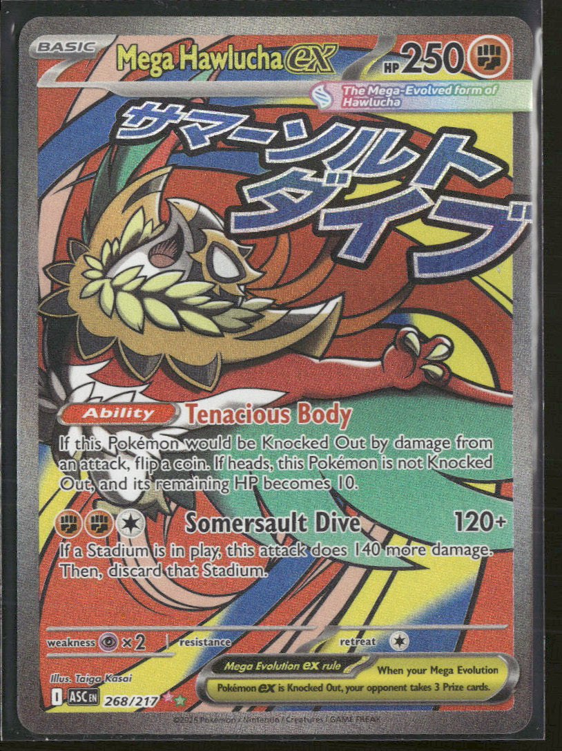 ME: Ascended Heroes Mega Hawlucha ex #268/217