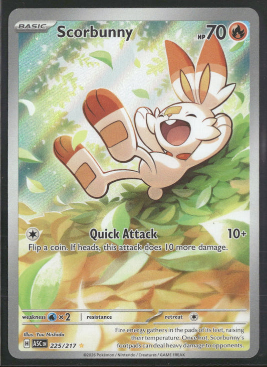 ME: Ascended Heroes Scorbunny #225/217