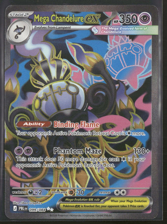 ME05: Pitch Black Mega Chandelure ex #099/084