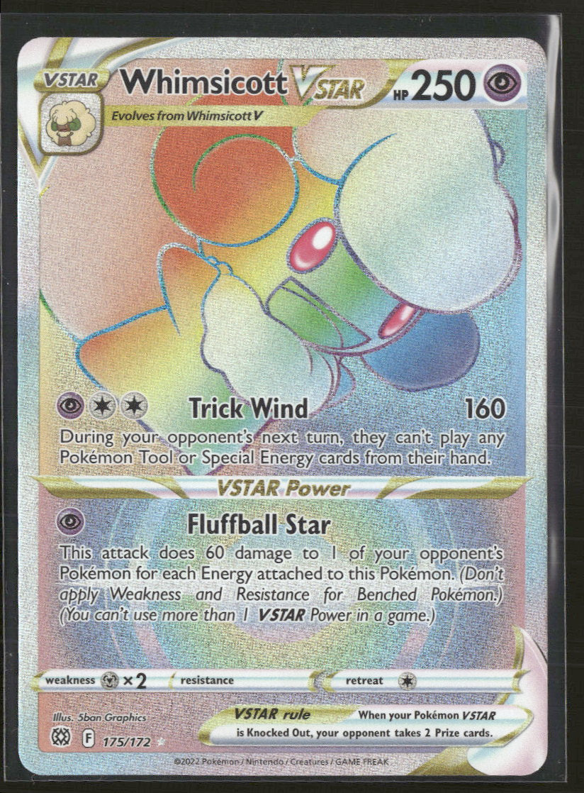 SWSH09: Brilliant Stars Whimsicott VSTAR (Secret) #175/172