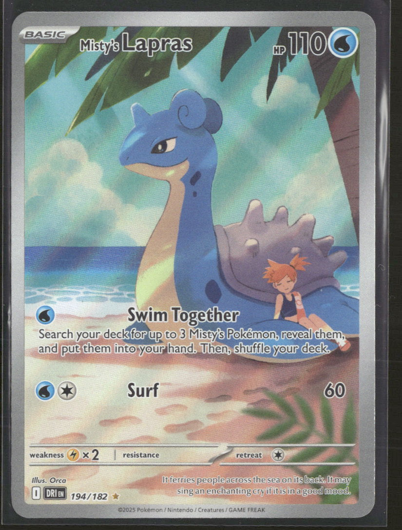 SV10: Destined Rivals Misty's Lapras #194/182