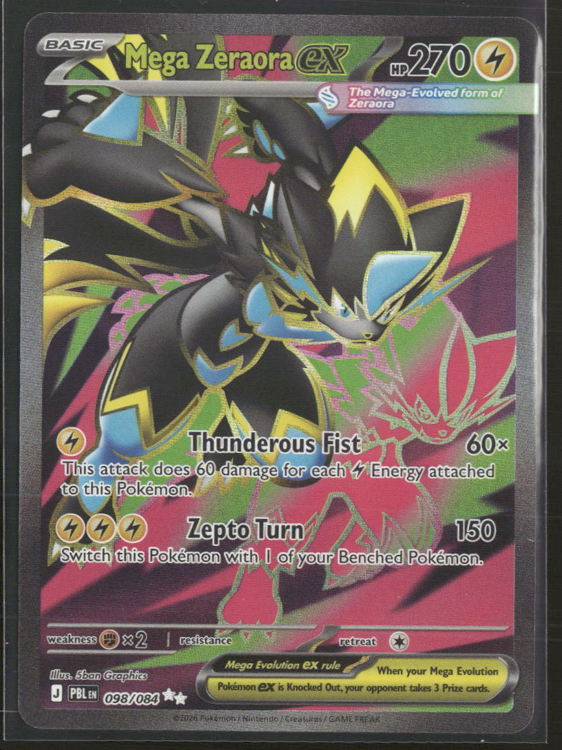 ME05: Pitch Black Mega Zeraora ex #098/084