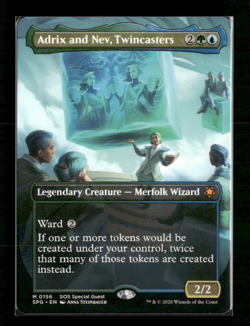 Special Guests Adrix and Nev, Twincasters (Borderless) #156