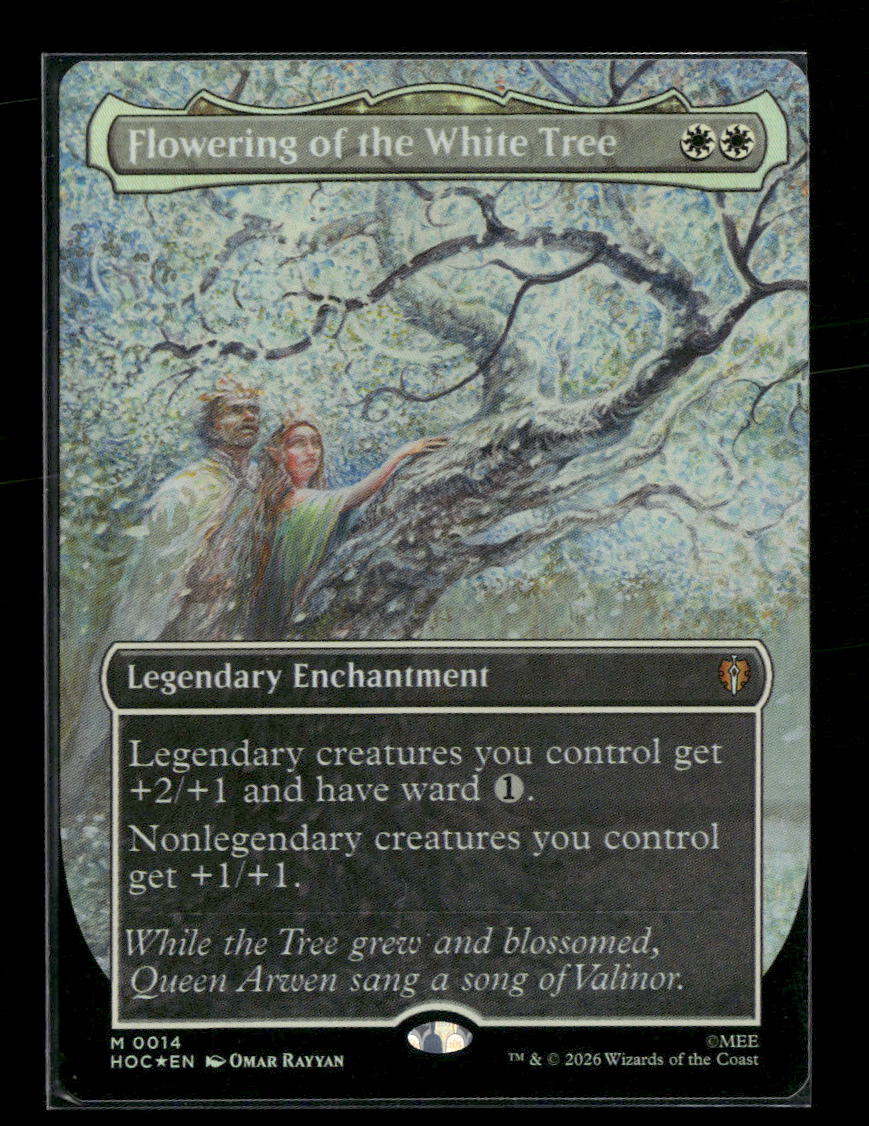 The Hobbit: Eternal-Legal Flowering of the White Tree (Borderless) Foil #14
