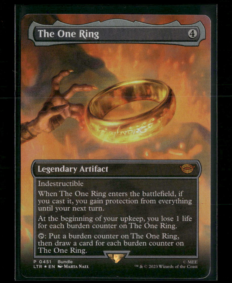 Unique and Miscellaneous Promos The One Ring (Borderless) Foil #451