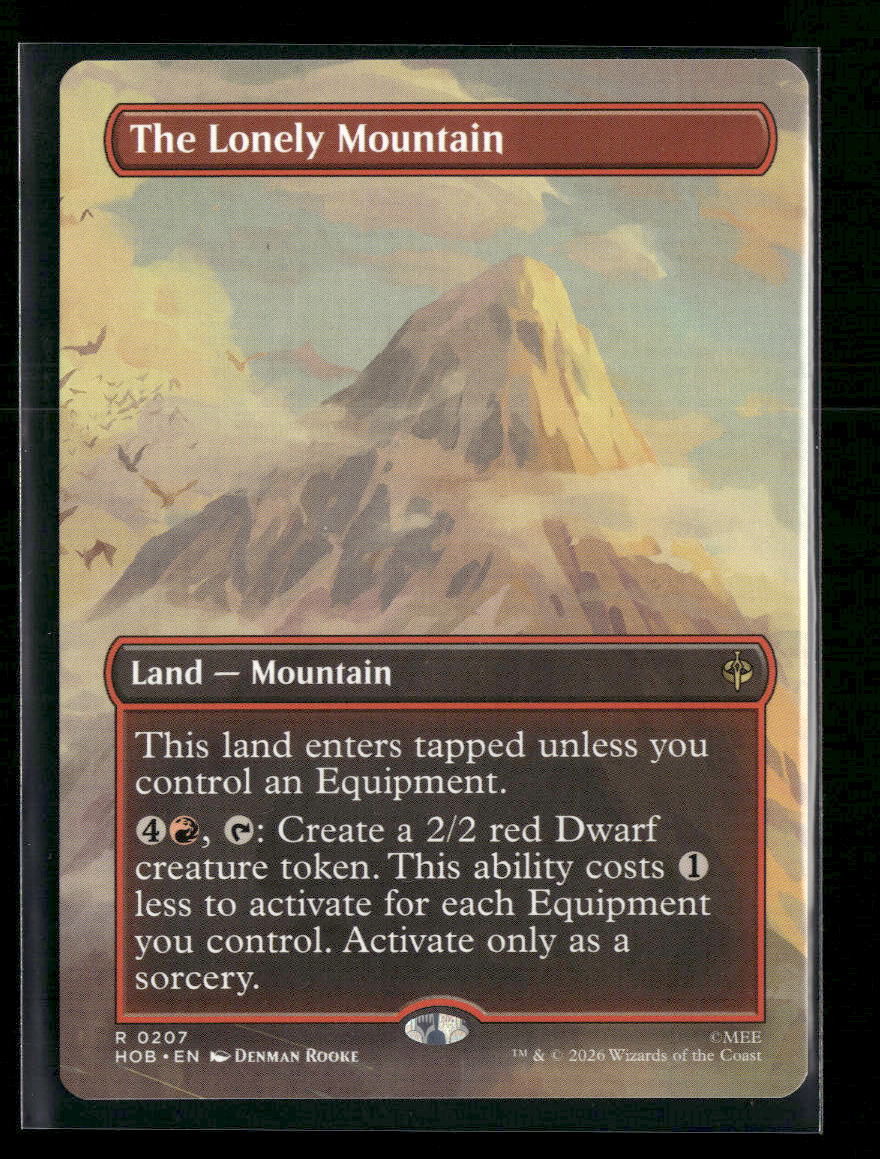 The Hobbit The Lonely Mountain (Borderless) (0207) #207