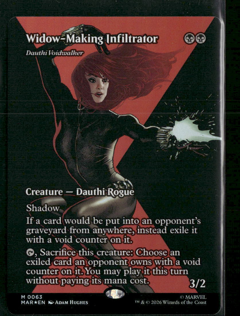 Marvel Universe Eternal-Legal Widow-Making Infiltrator Foil #63