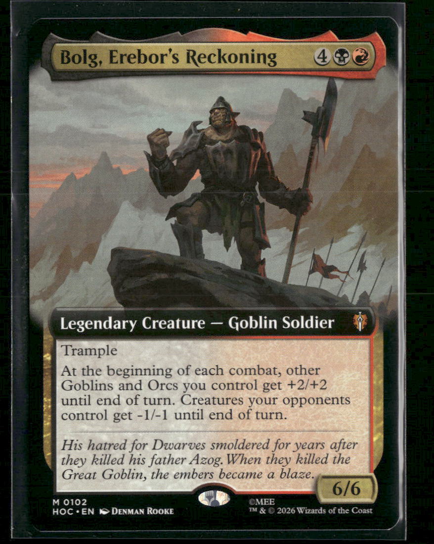 The Hobbit: Eternal-Legal Bolg, Erebor's Reckoning (Extended Art) #102