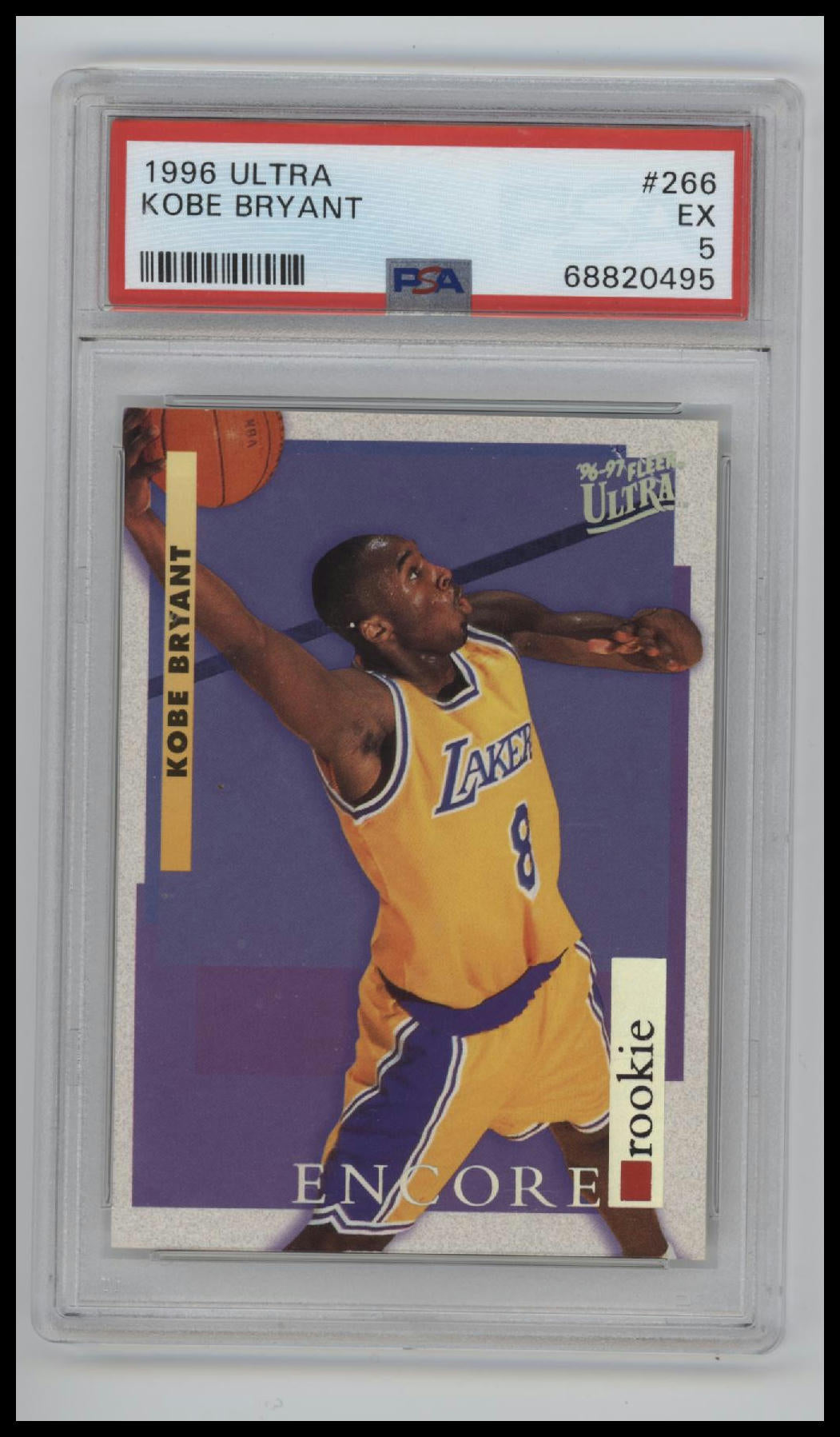 1996 Ultra Kobe Bryant 5 PSA #266