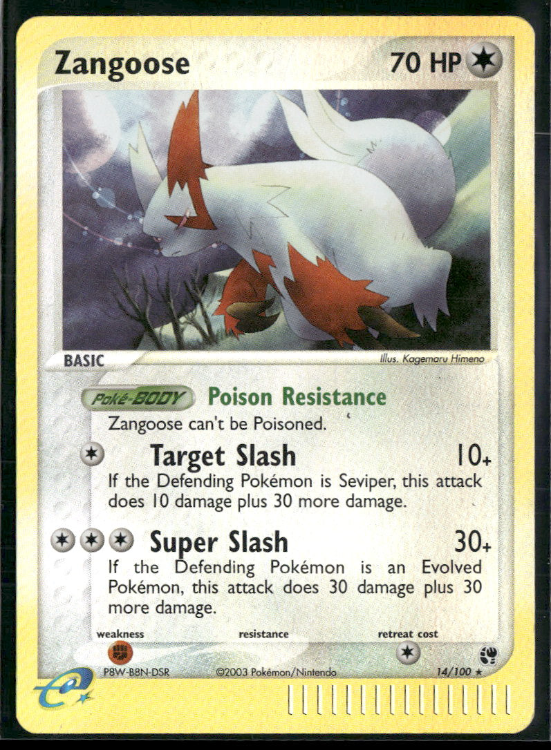 Sandstorm Zangoose #14/100