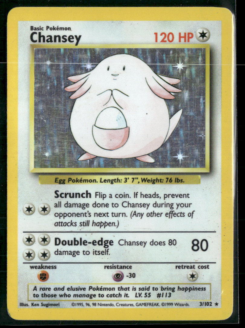 Base Set Chansey #003/102