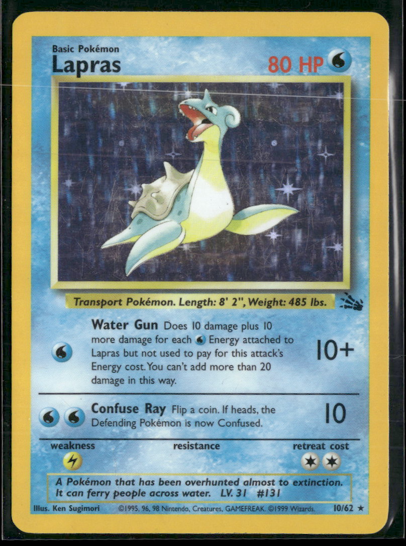 Fossil Lapras (10) #10/62