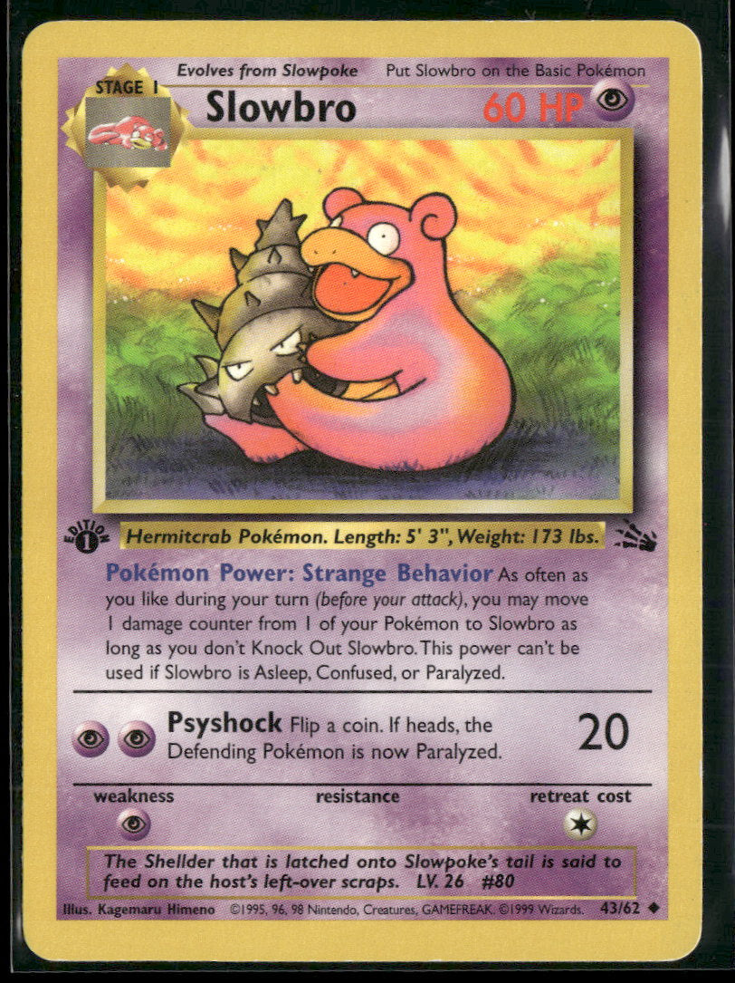 Fossil Slowbro #43/62
