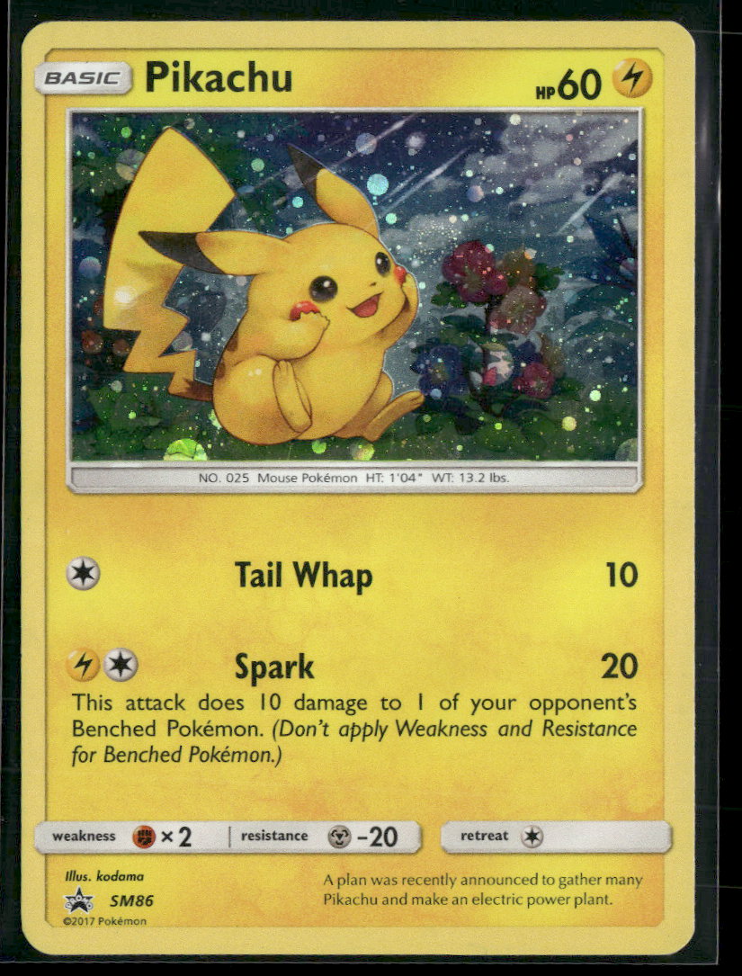 Miscellaneous Cards & Products Pikachu #SM86