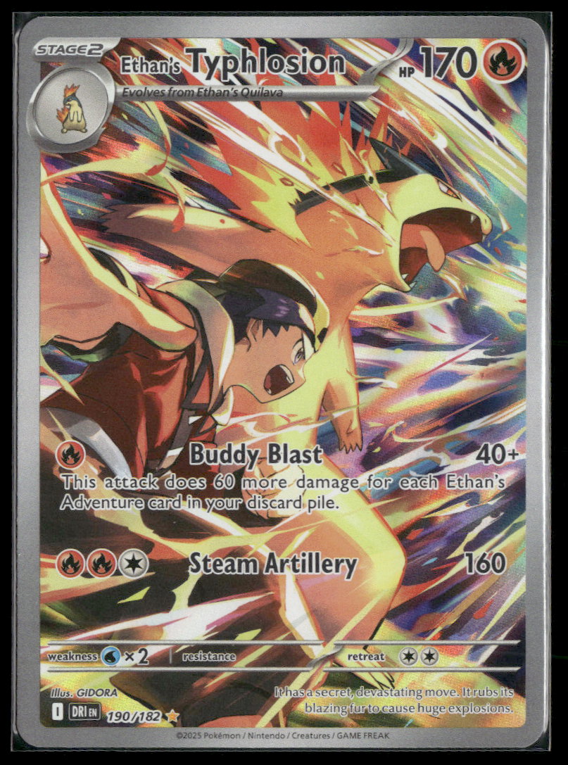 SV10: Destined Rivals Ethan's Typhlosion #190/182