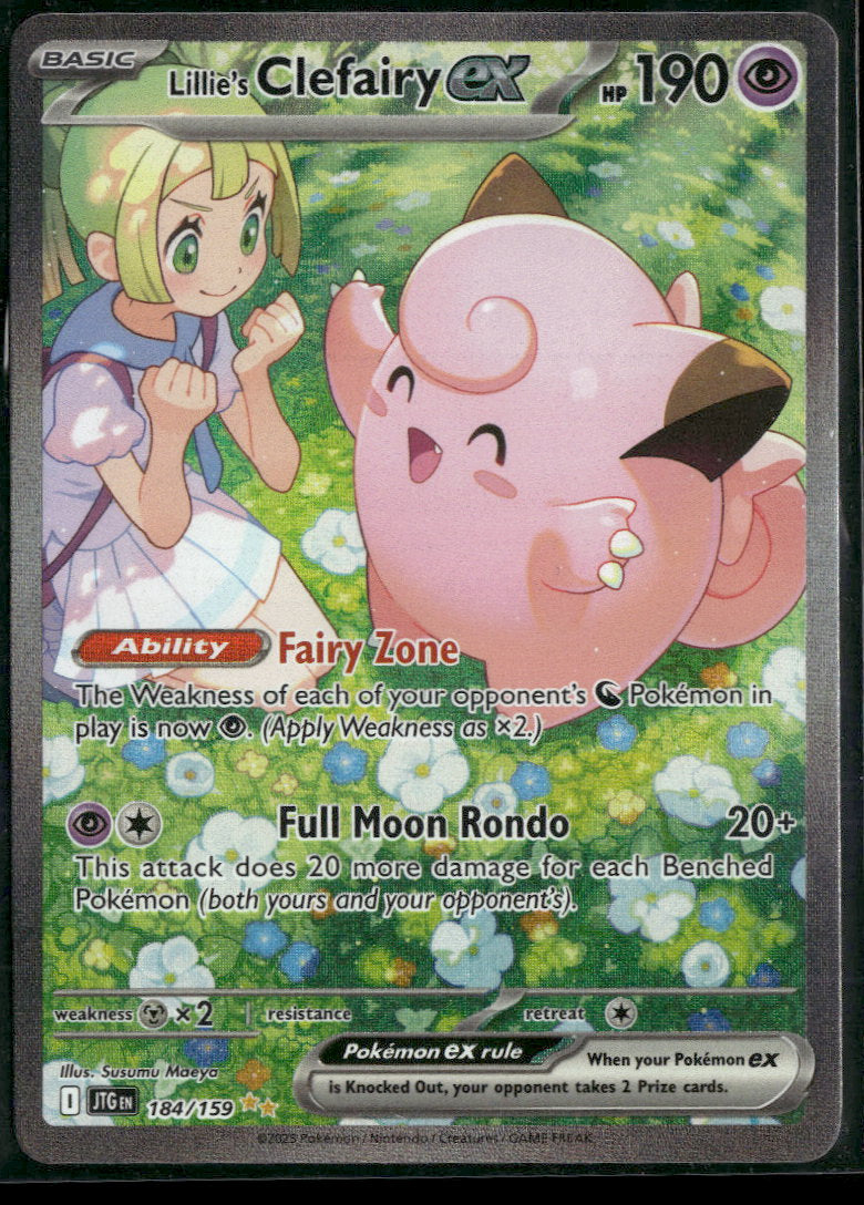 SV09: Journey Together Lillie's Clefairy ex #184/159