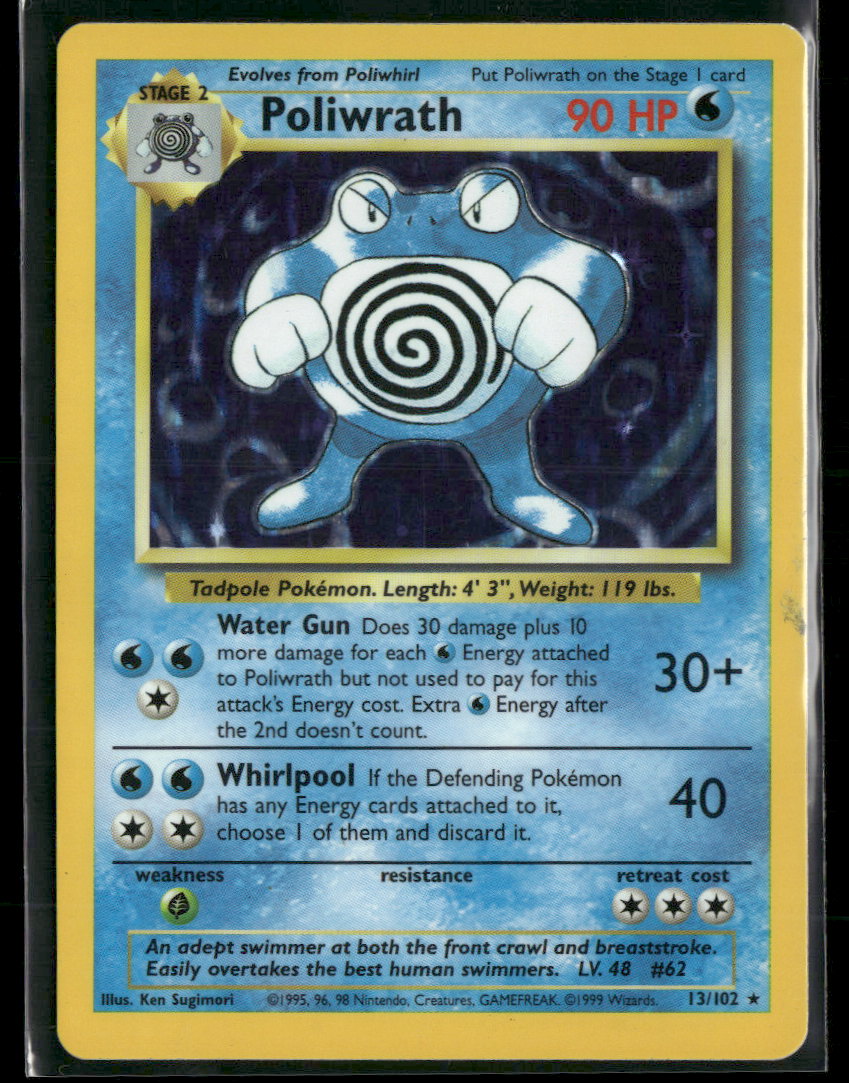 Base Set Poliwrath #013/102