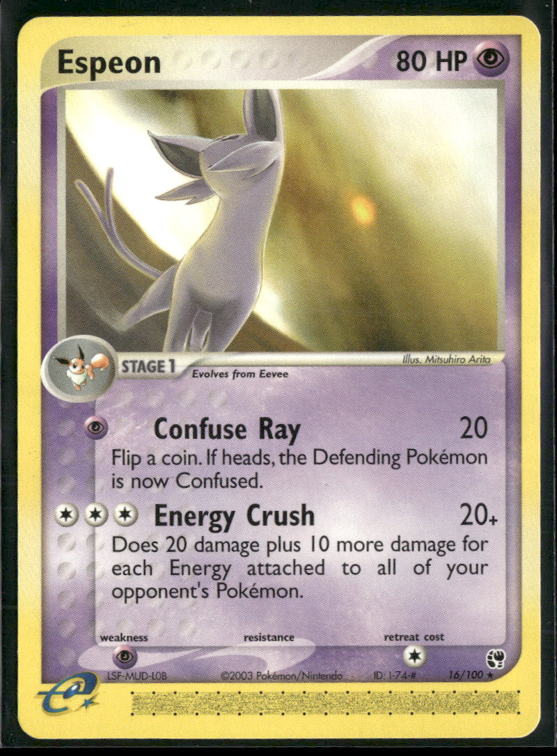 EX Sandstorm Espeon #16/100