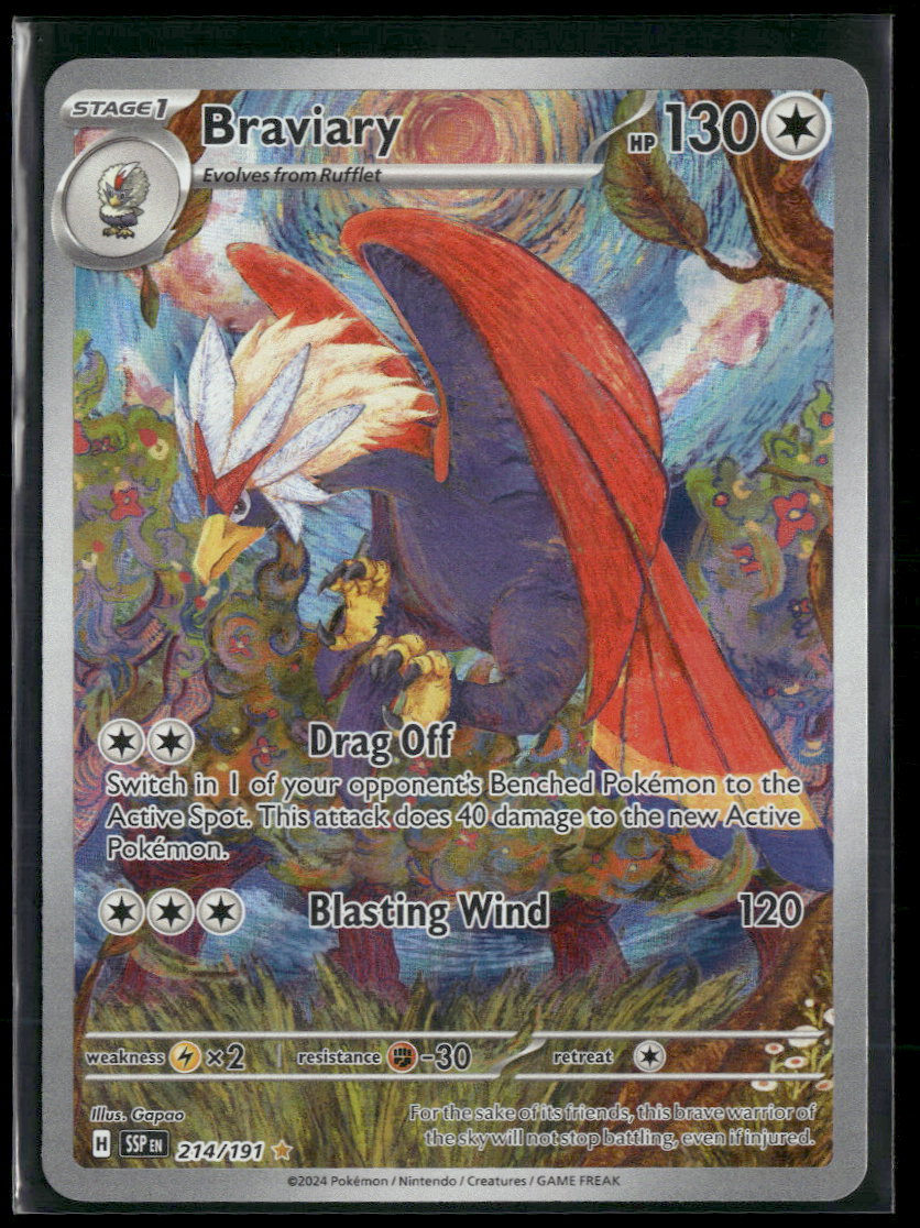 SV08: Surging Sparks Braviary #214/191