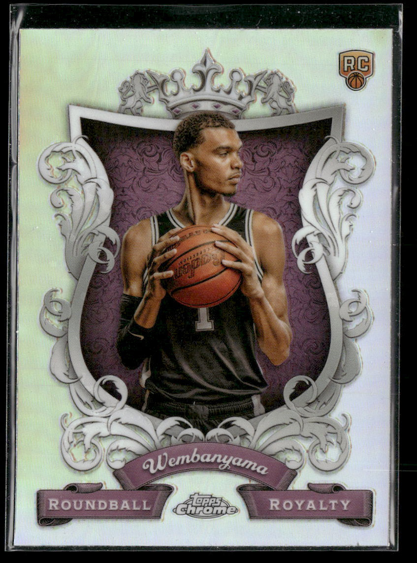2023-24 Topps Chrome Roundball Royalty Victor Wembanyama #RR-26
