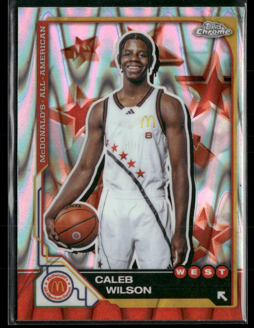 2025 Topps Chrome McDonald's All American RayWave Caleb Wilson #10
