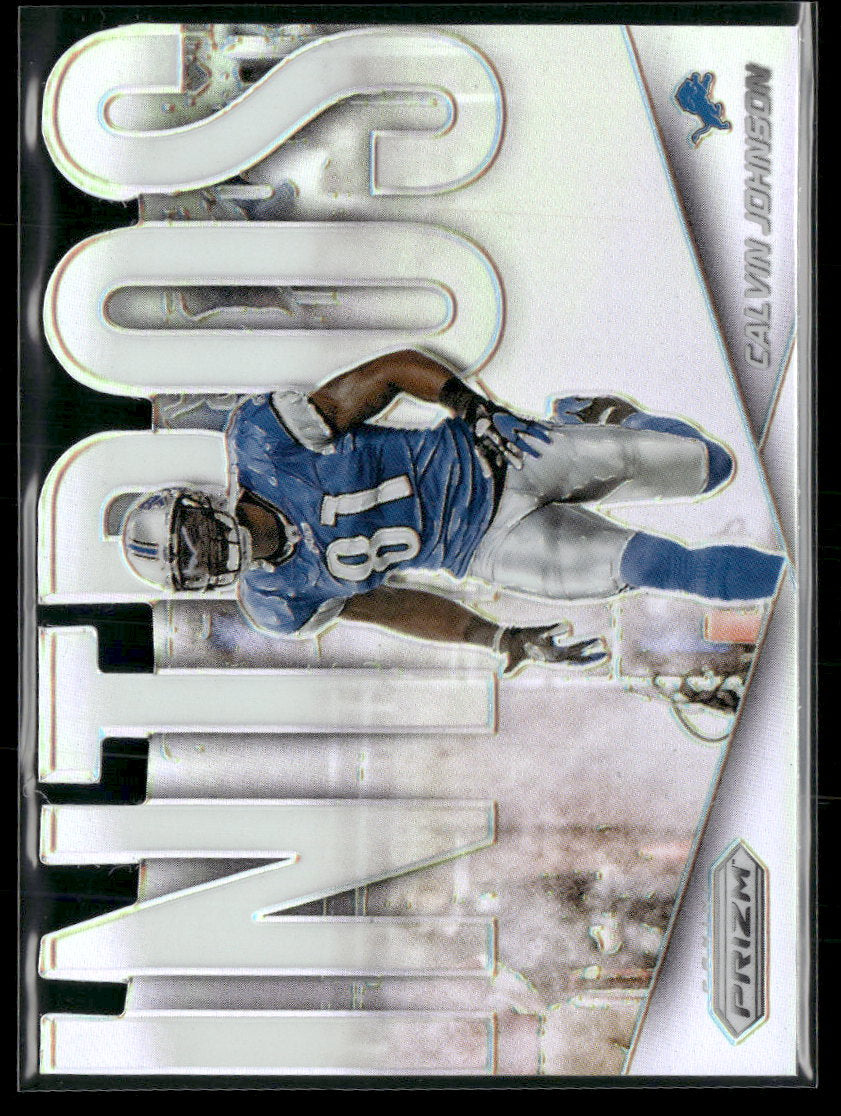 2014 Panini Prizm Silver Prizm Intros Calvin Johnson #I1