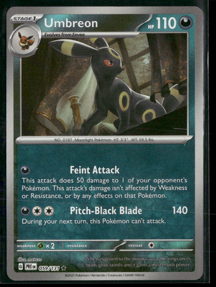 SV: Prismatic Evolutions Umbreon (Master Ball Pattern) #059/131