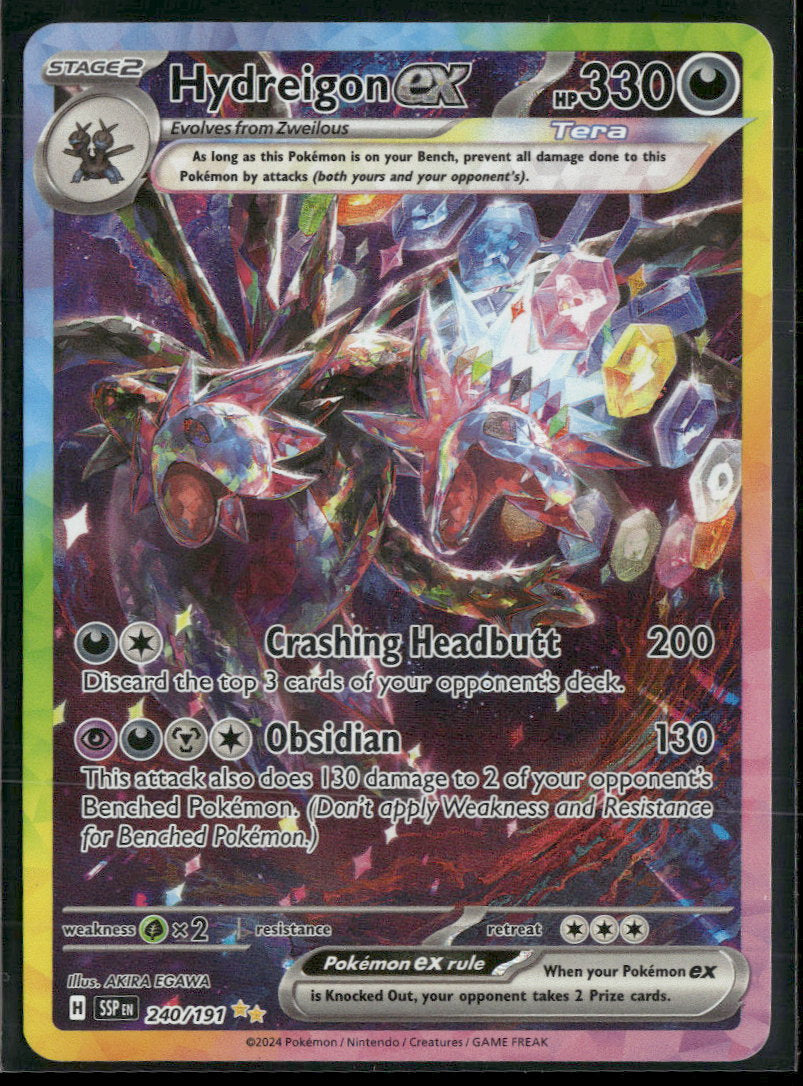 SV08: Surging Sparks Hydreigon ex #240/191