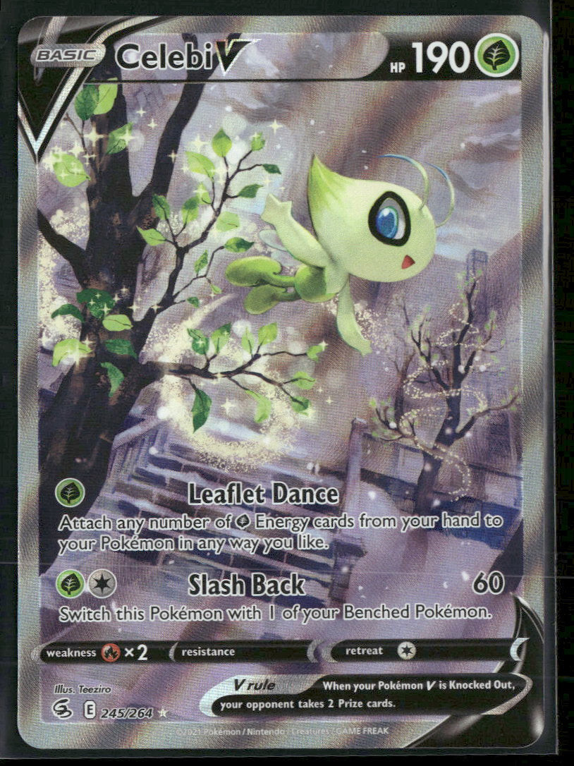 SWSH08: Fusion Strike Celebi V (Alternate Full Art) #245/264