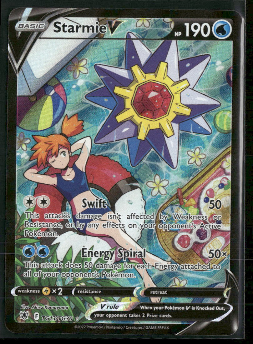 SWSH10: Astral Radiance Trainer Gallery Starmie V #TG13/TG30
