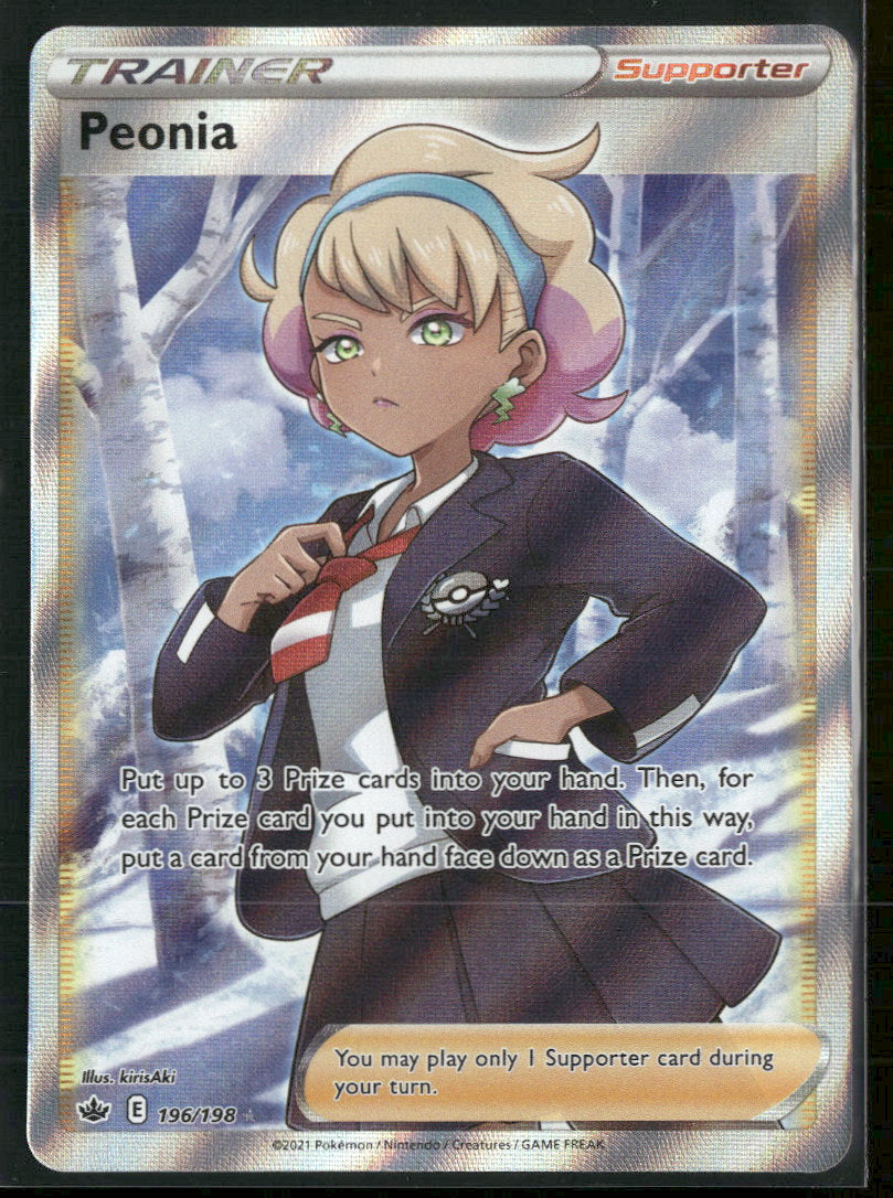 SWSH06: Chilling Reign Peonia (Full Art) #196/198