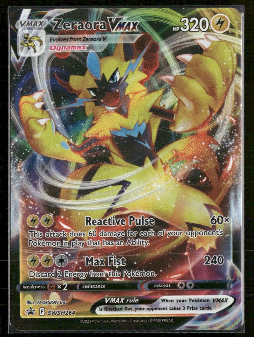 SWSH: Sword & Shield Promo Cards Zeraora VMAX #SWSH264