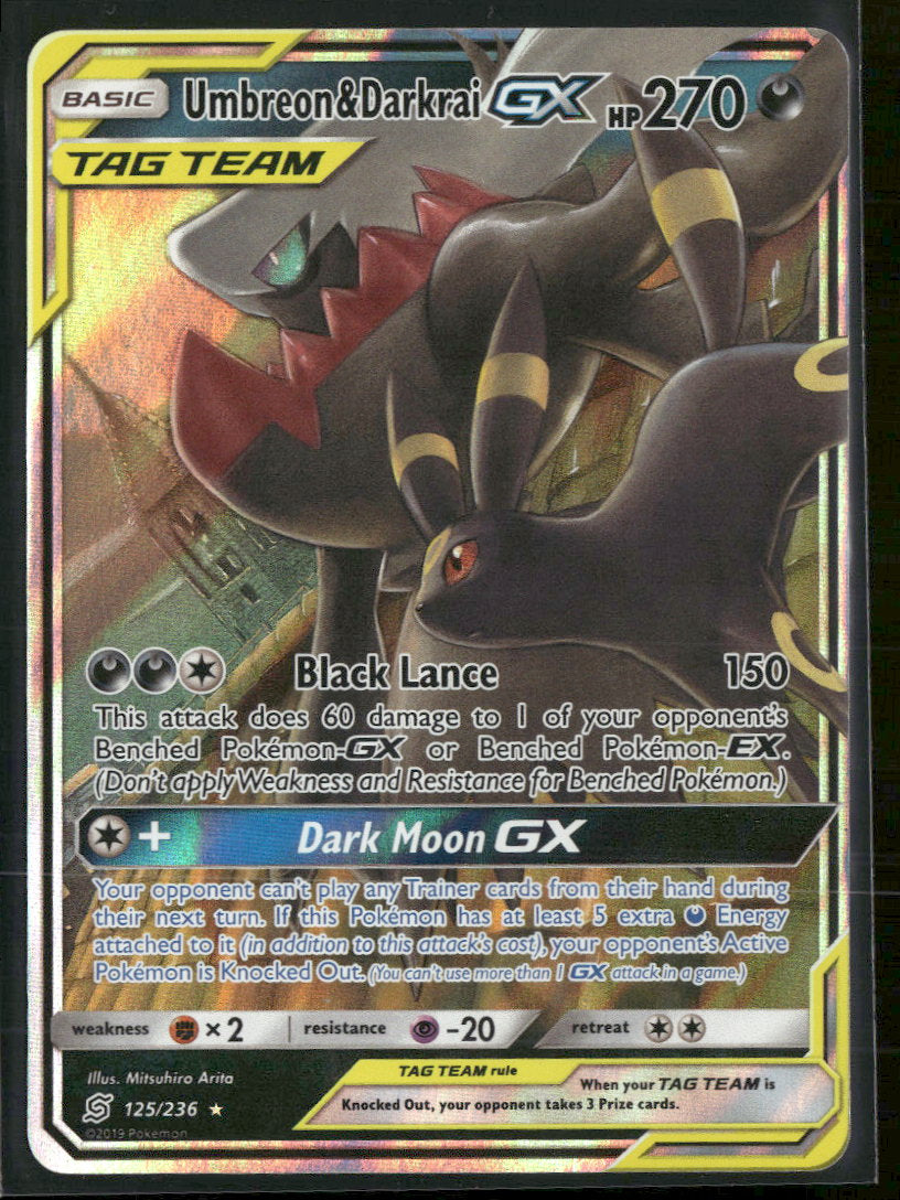 SM - Unified Minds Umbreon & Darkrai GX #125/236