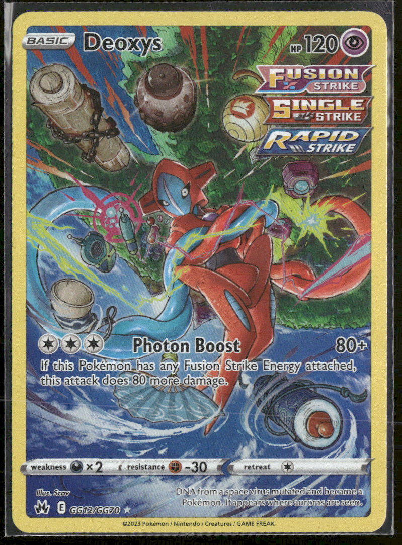 SWSH: Crown Zenith: Galarian Gallery Deoxys #GG12/GG70