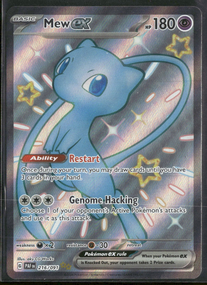 SV: Paldean Fates Mew ex #216/091