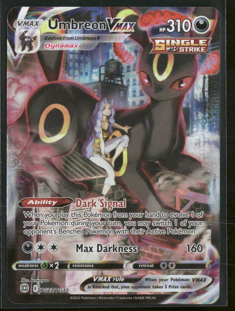 SWSH09: Brilliant Stars Trainer Gallery Umbreon VMAX #TG23/TG30