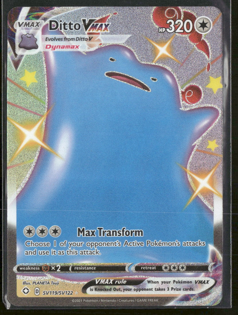 Shining Fates: Shiny Vault Ditto VMAX #SV119/SV122