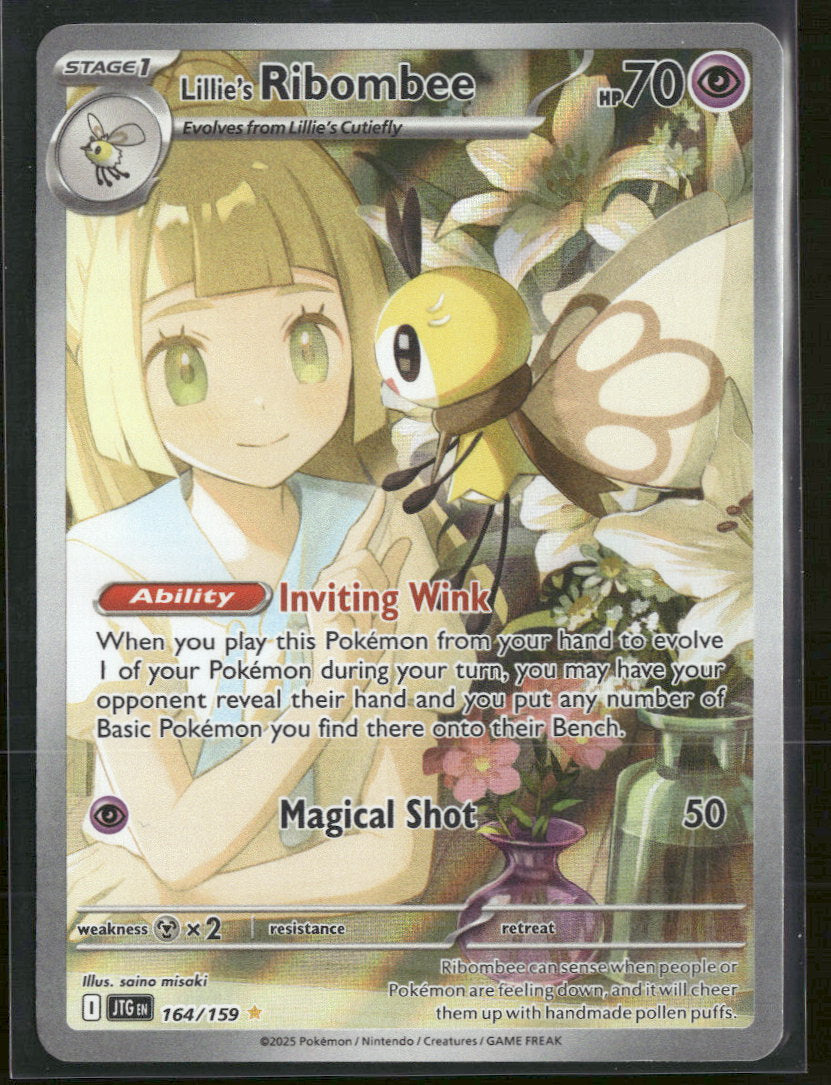 SV09: Journey Together Lillie's Ribombee #164/159