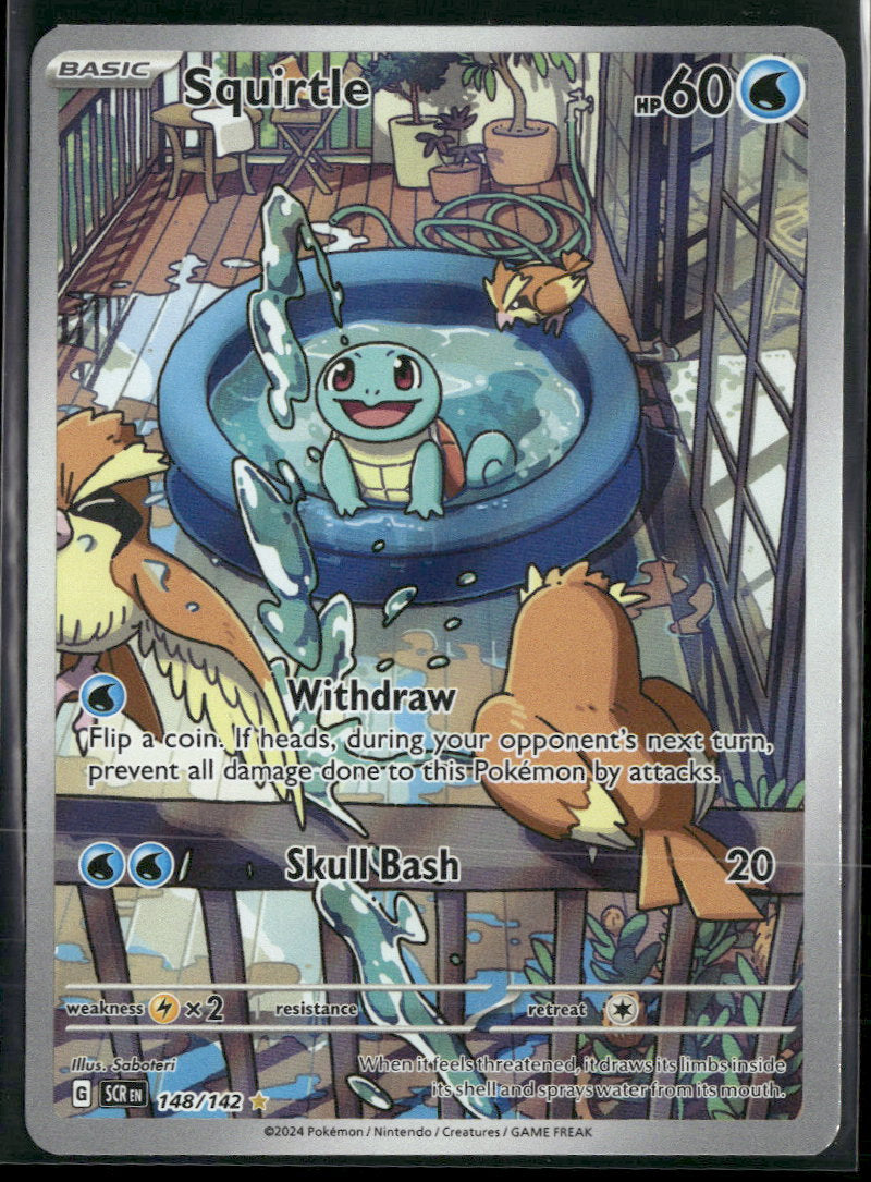 SV07: Stellar Crown Squirtle #148/142
