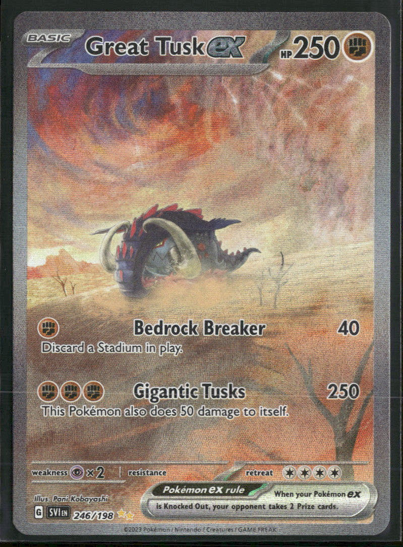 SV01: Scarlet & Violet Base Set Great Tusk ex #246/198