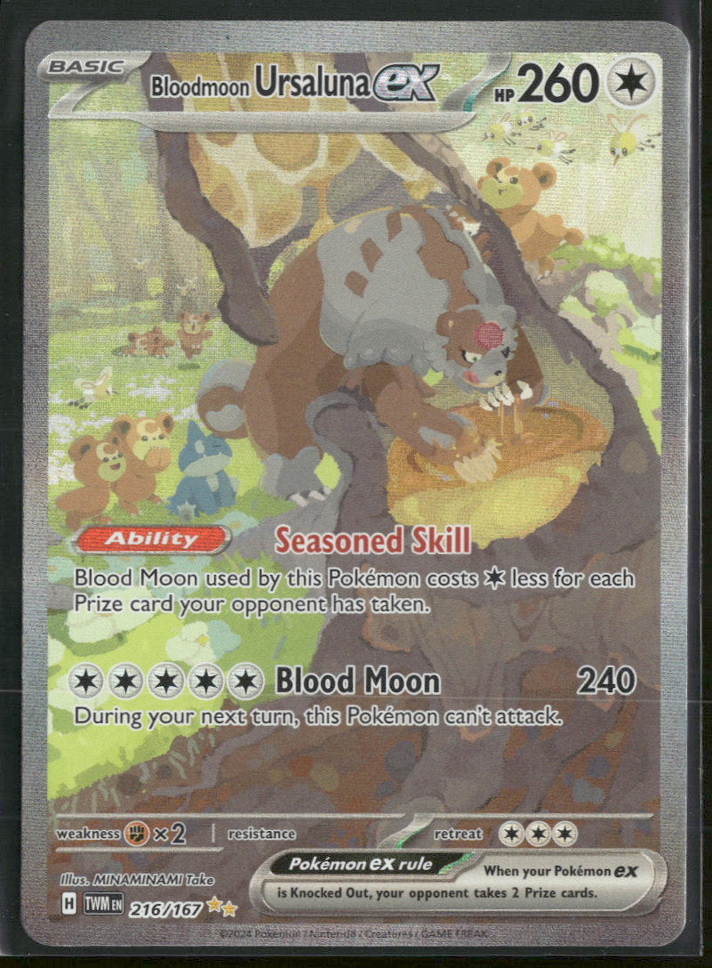 SV06: Twilight Masquerade Bloodmoon Ursaluna ex #216/167