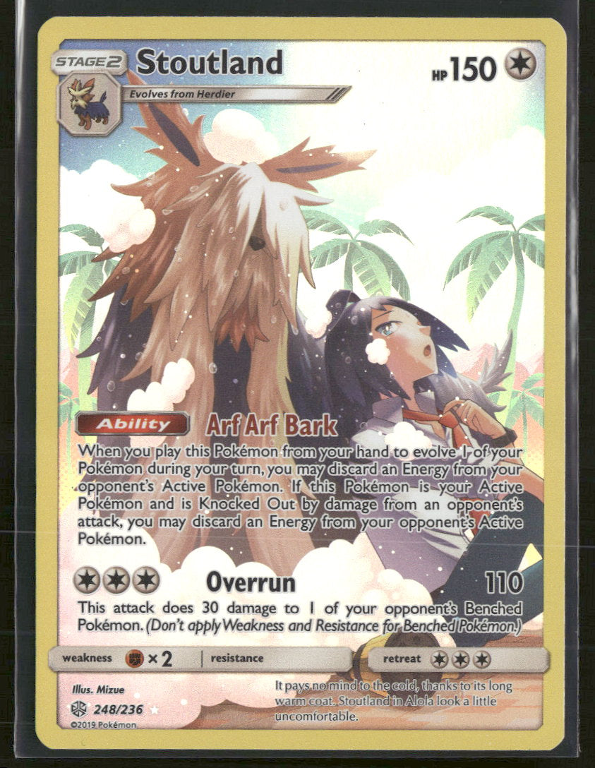 SM - Cosmic Eclipse Stoutland (Secret) #248/236