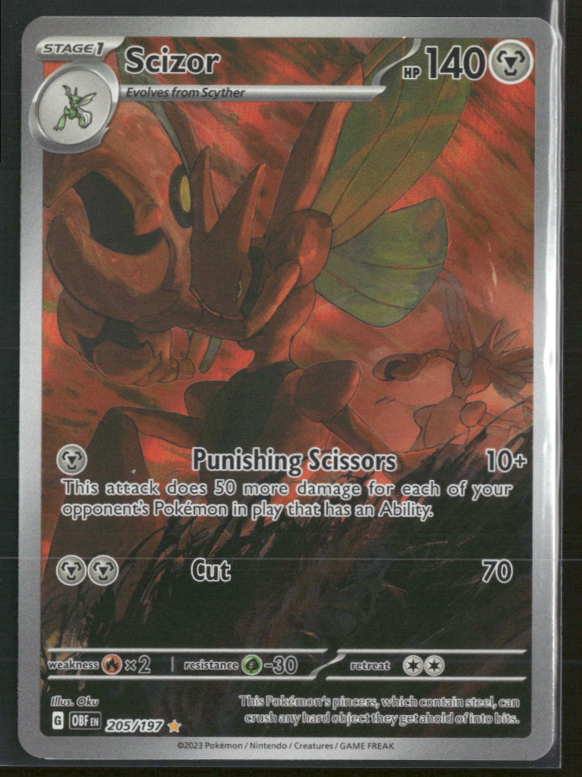 SV03: Obsidian Flames Scizor #205/197