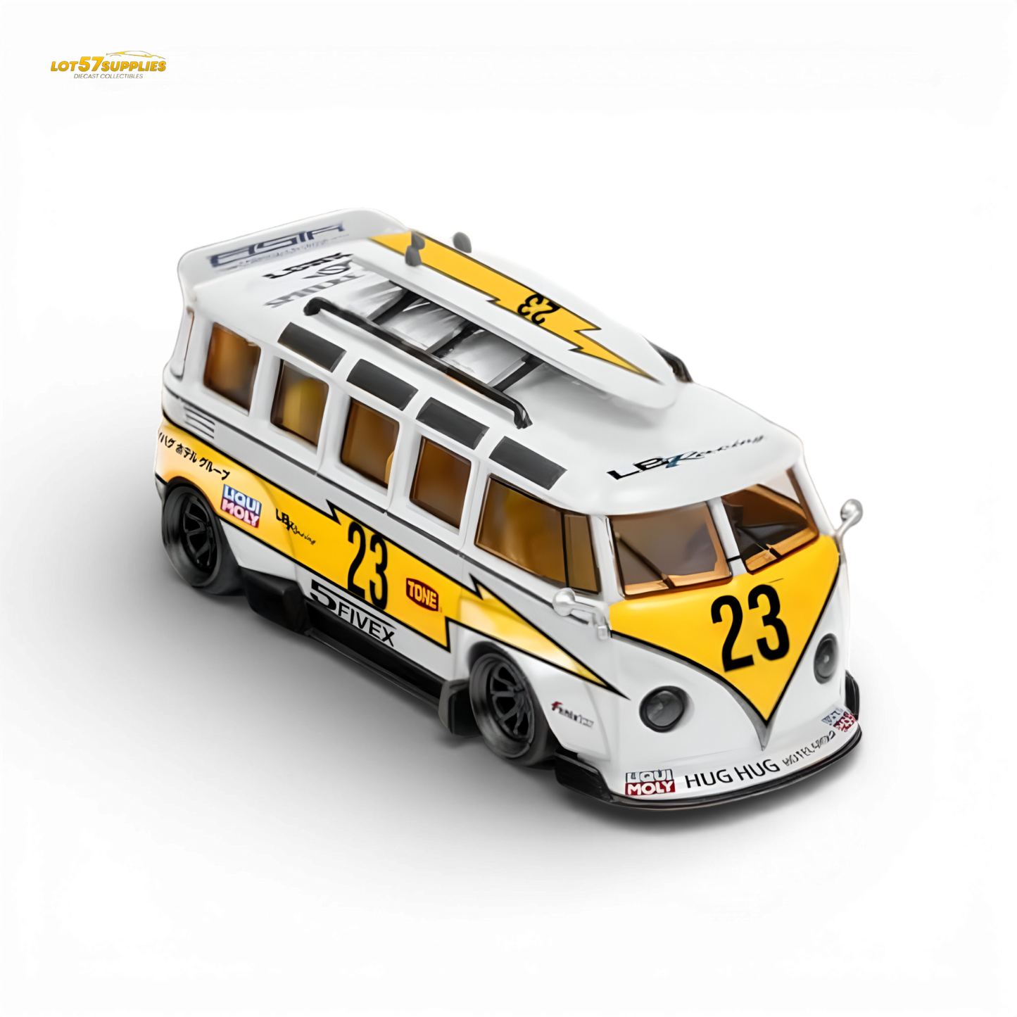 LF Model Volkswagen T1 Kombi WideBody Surfboard 1:64